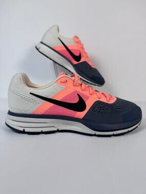 Nike Air Pegasus 30 Women’s Running Shoes Coral Gray White 10 602698-604